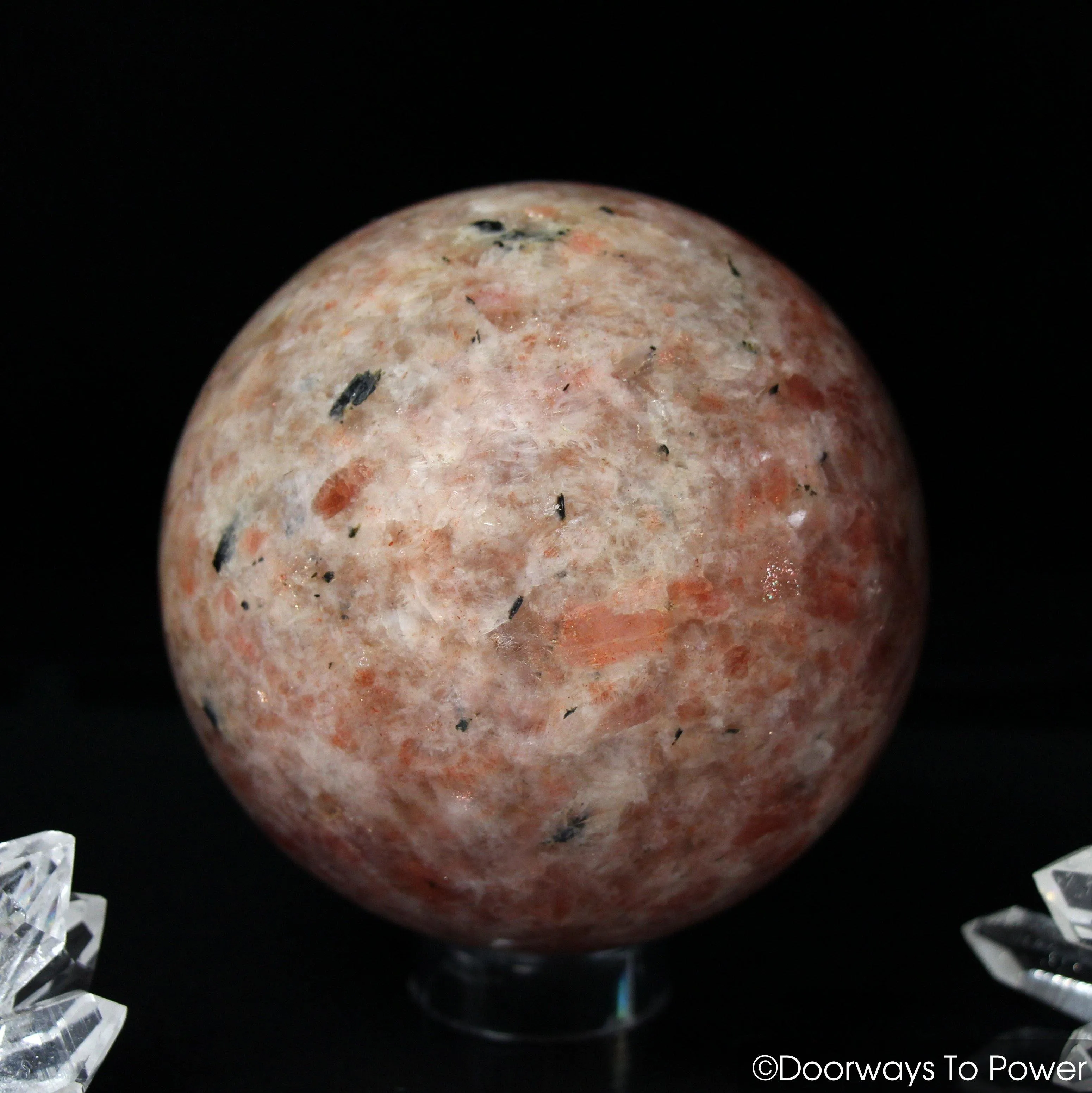 Sunstone Crystal Sphere 'Abundance, Manifestation & Leadership'